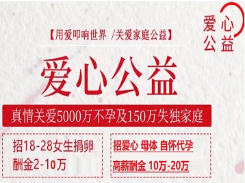黄石捐卵助孕生子 爱心志愿者招募